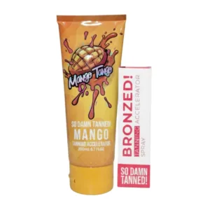 mango tango lotion and bronzed tanning spray