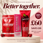 Better Together Bundle with Cherry Good drops, 200ml Cherry Good cream and Extreme spray for £60; save £20 against buying separately.